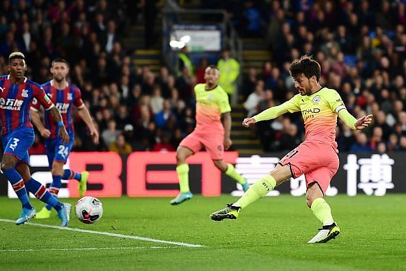 David Silva was one Manchester City's star performers on the night.